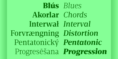 Foreday Serif Font Poster 5